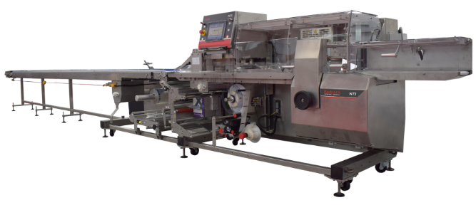 NTS -Top Seal horizontal top seal flow wrap machine from Redpack Packaging Machinery NTS -Top Seal horizontal top seal flow wrap machine from Redpack Packaging Machinery