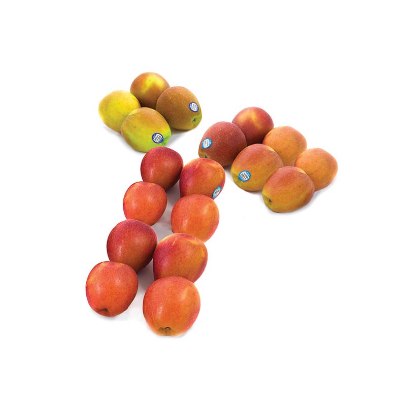 apples in group without packaging - loose Redpack Packaging Machinery Äpfel in Gruppen zum Verpacken in Flowpacks