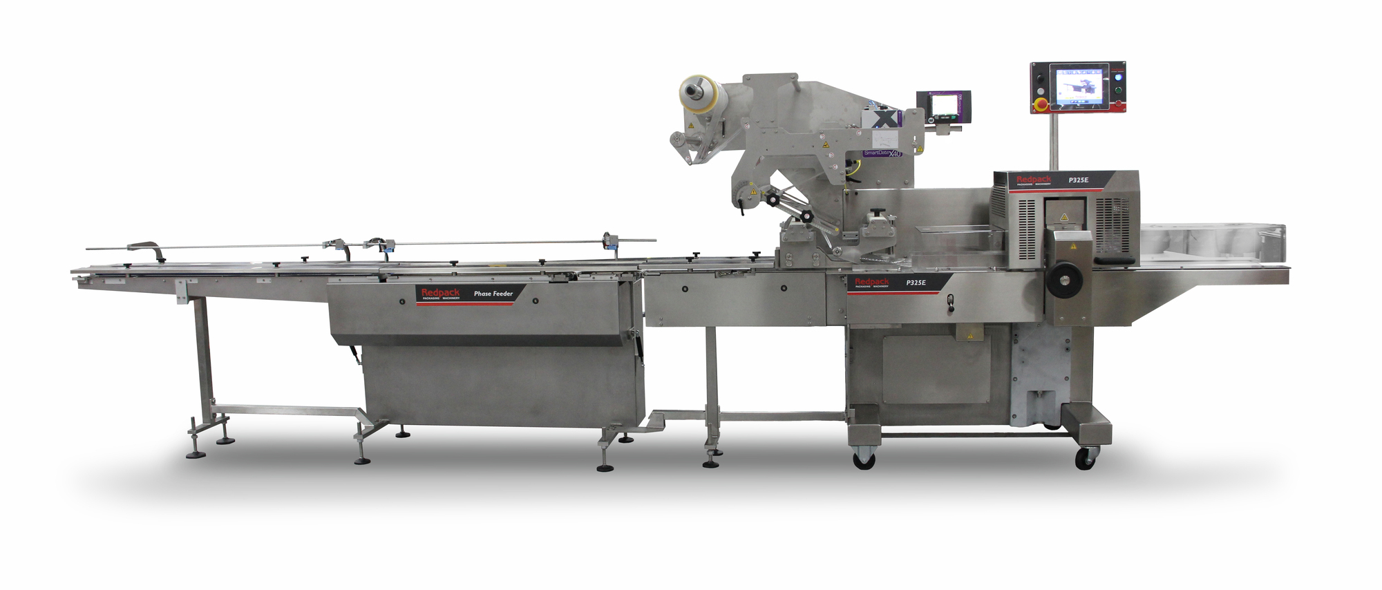 P325E-PF-Auto-Feeder Redpack Packaging Machinery Automatische Produktzuführung für Schlauchbeutelmaschinen von Redpack P325E-PF