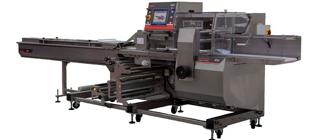 nts Flow Wrapping Equipment Redpack Packaging Machinery Kompakte und leistungsstarke Verpackungsmaschine von Redpack NTS Top Seal