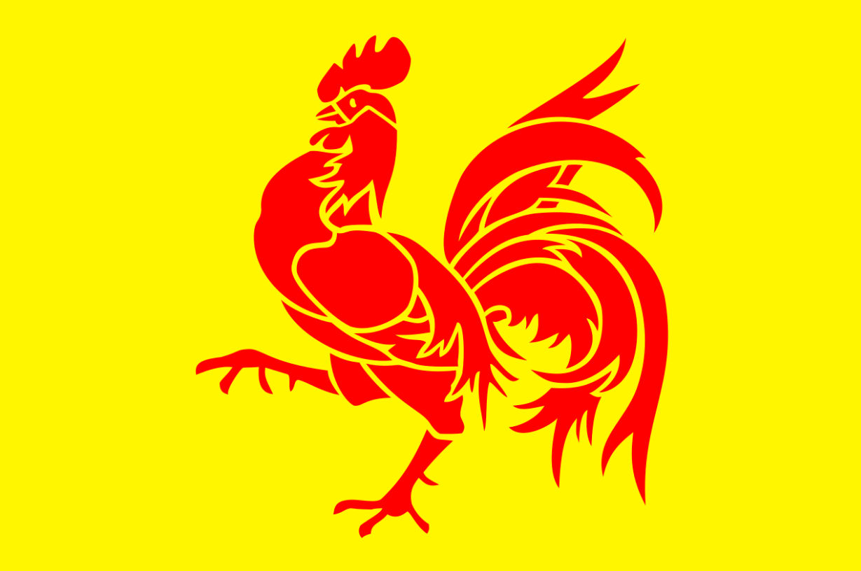 walloon flagBy Cedric de Launois - openclipart.org, CC0,